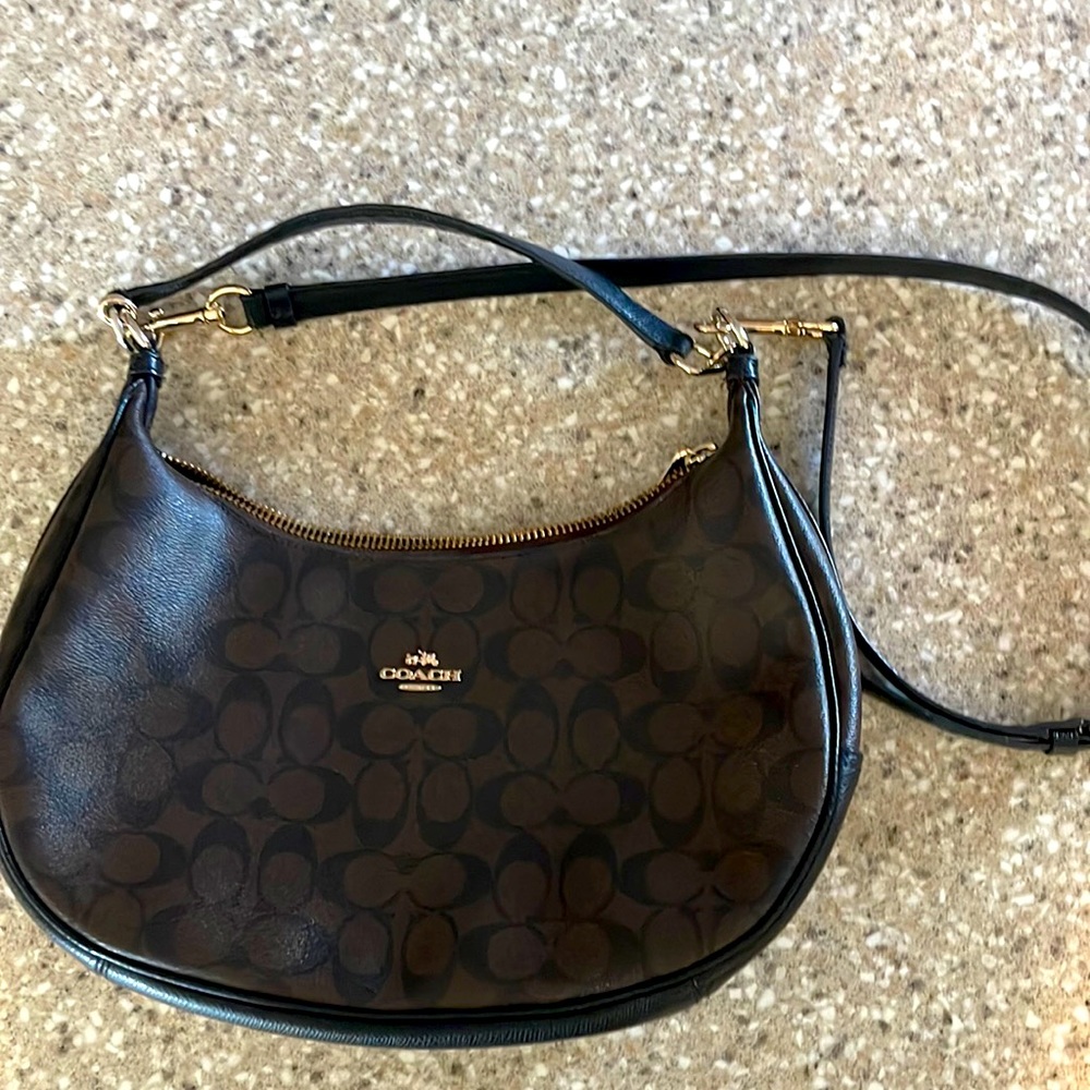 COACH purse Brown and black - Picture 1 of 3